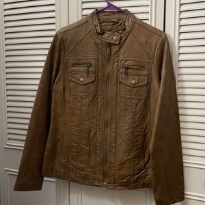 Apt 9 Faux Leather Jacket NEW